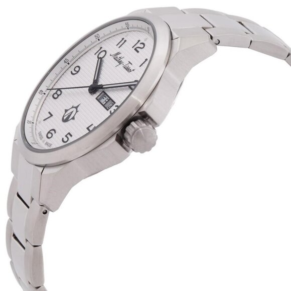 NWT Authentic Mathey-Tissot Excalibur Quartz White Dial Men's Watch - Picture 2 of 3